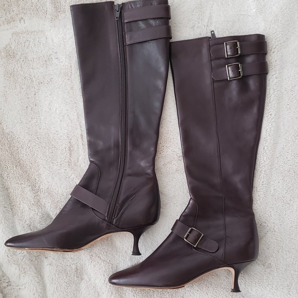 Manolo Blahnik Leather Boots